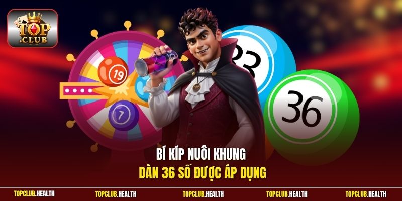 Bí kíp nuôi khung dàn 36 số được áp dụng